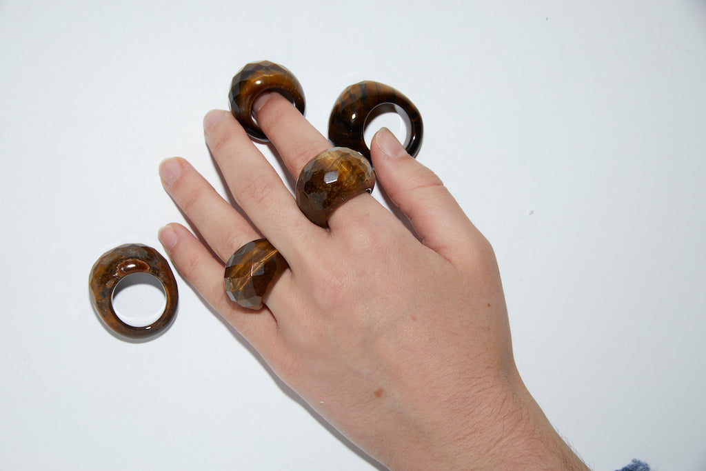 Tiger's Eye Chunky Ring