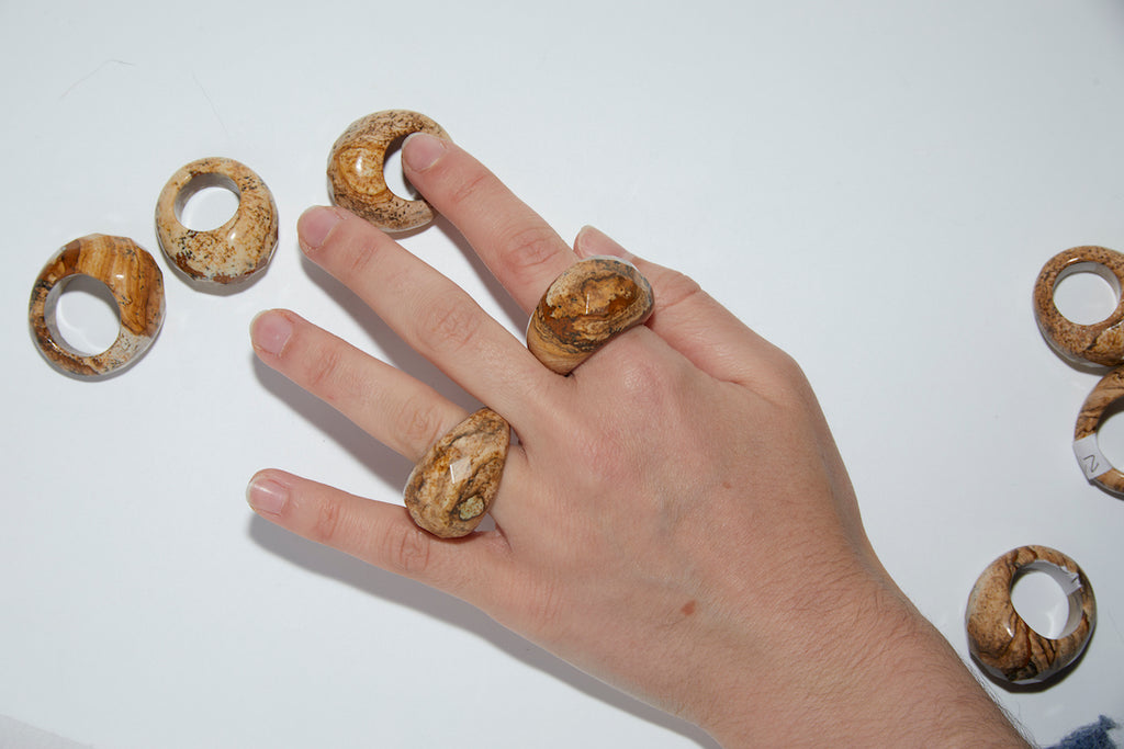 Jaspe Picasso Chunky Ring