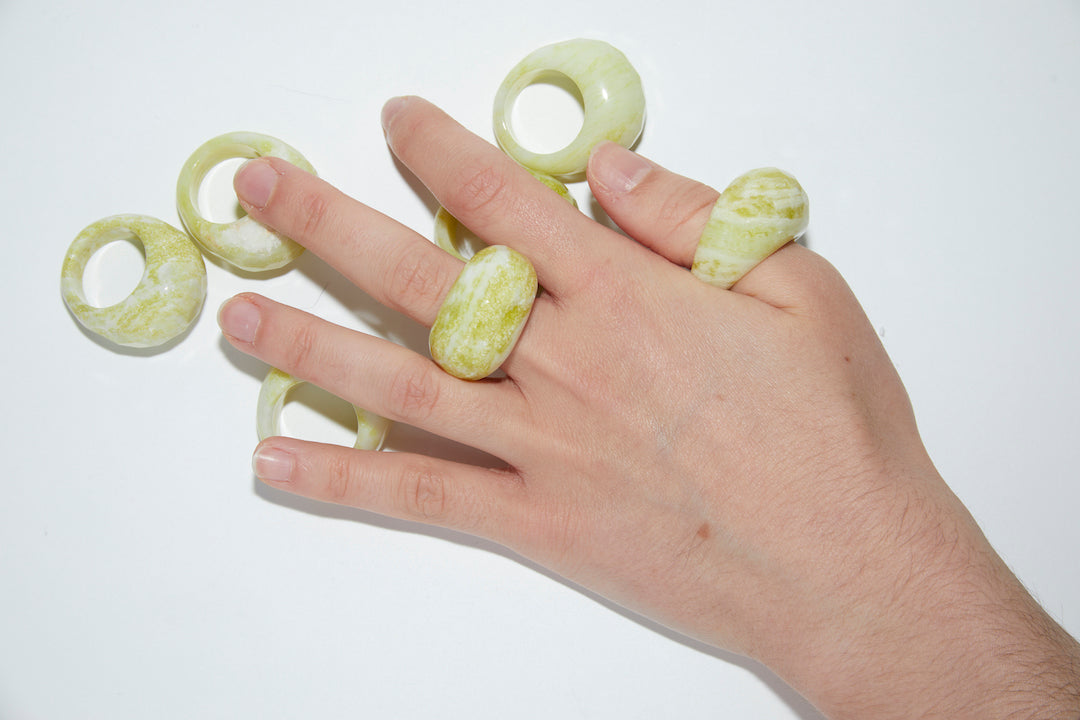 Jadeite Chunky Ring