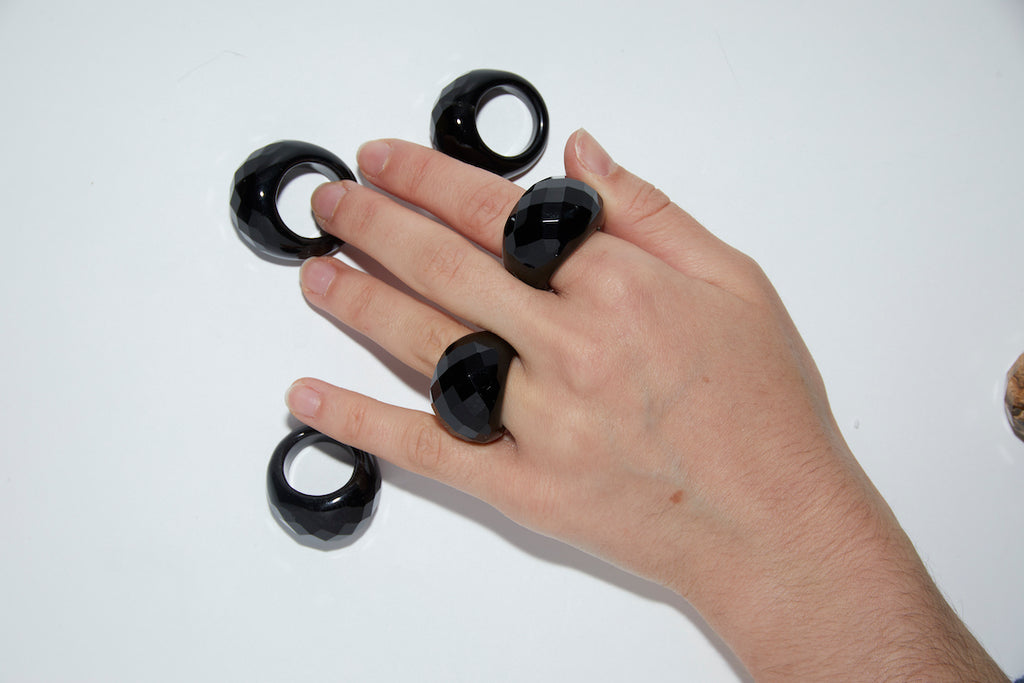 Onix chunky Ring