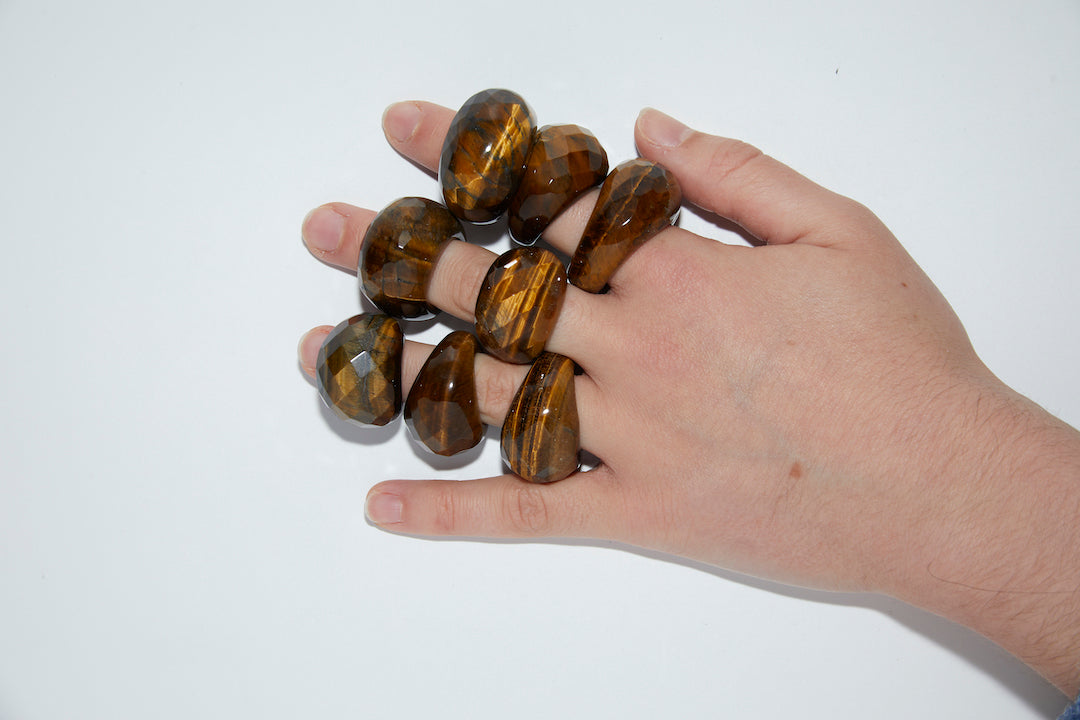 Tiger's Eye Chunky Ring